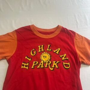 Big Bud Press Red and Orange Highland Park Tee